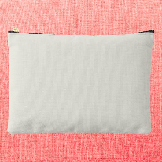 Pochette À Accessoires Couleur solide de la colombe blanche