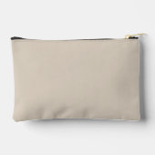 Pochette À Accessoires Couleur solide en lin naturel (Verso)
