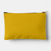 Pochette À Accessoires Couleur solide jaune moutarde (Verso)