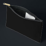 Pochette À Accessoires Couleur solide noire classique intemporelle<br><div class="desc">Accessoire de rangement Sac à main petit sac à main coupe à couture et décontracté marquant accessoire de relevé de mode imprimé avec dessin d'art graphique classique en noir massif traditionnel couleur et sélection de produits collection par TheFabricSeal impression sur demande shop à Zazzle.com #ZazzleMade https://www.zazzle.com/store/thefabricseal TheFabricSeal ©️ original. Le...</div>