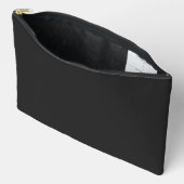 Pochette À Accessoires Couleur solide noire Eerie (Ouvrir)