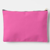 Pochette À Accessoires Couleur solide rose chaud (Verso)