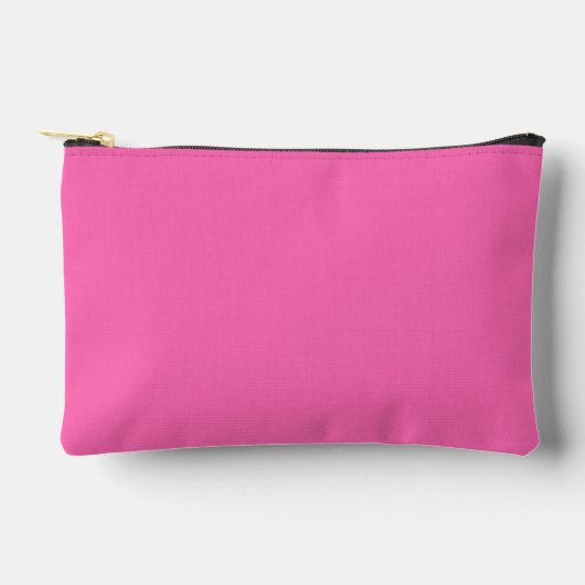 Pochette À Accessoires Couleur solide rose chaud (Recto)