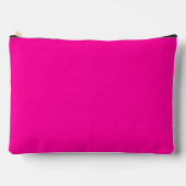 Pochette À Accessoires Couleur solide rose néon (Recto)