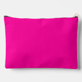 Pochette À Accessoires Couleur solide rose néon (Verso)