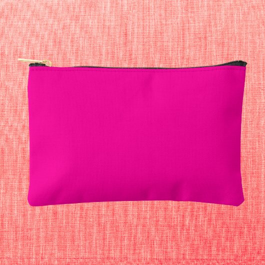 Pochette À Accessoires Couleur solide rose néon