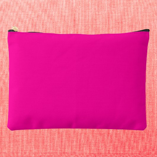 Pochette À Accessoires Couleur solide rose néon