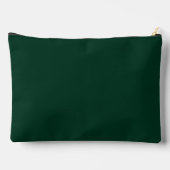 Pochette À Accessoires Couleur solide vert foncé (Verso)