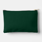 Pochette À Accessoires Couleur solide vert foncé (Verso)