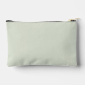 Pochette À Accessoires Couleur solide vert Whisper (Verso)
