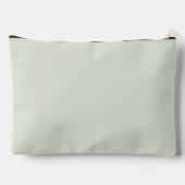 Pochette À Accessoires Couleur solide vert Whisper (Verso)