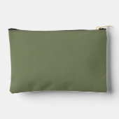 Pochette À Accessoires Couleur solide verte Sage (Verso)