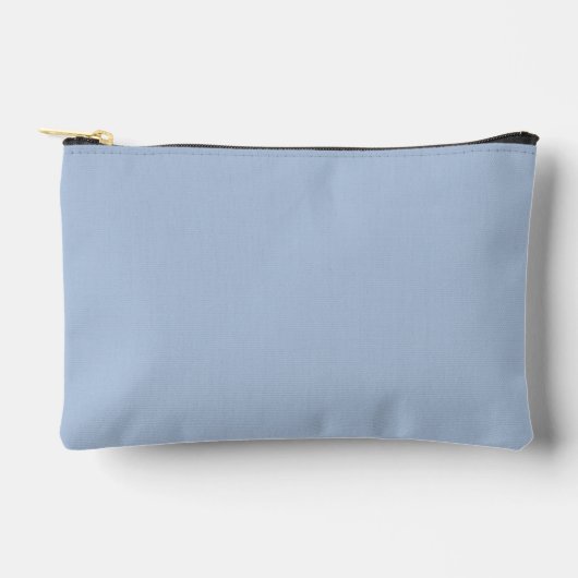 Pochette À Accessoires Couleur uni bleu clair en acier (Recto)