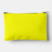 Pochette À Accessoires Couleur uni jaune néon (Verso)