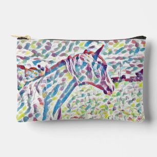 Pochette À Accessoires Couleurs de cheval de la vie,