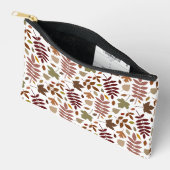 Pochette À Accessoires Couleurs tombées du Motif Feuille tombées sur blan (Ouvrir)