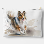 Pochette À Accessoires Courir Collie Dog (Verso)