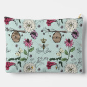 Pochette À Accessoires Couronne Turquoise Queen Bee & Gold (Verso)