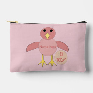 Pochette À Accessoires Coutume Rose Anniversaire Fille Chick