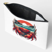Pochette À Accessoires crabe côtier/marin du Maine (Ouvrir)