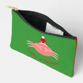 Pochette À Accessoires Crabe de Noël (Ouvrir)