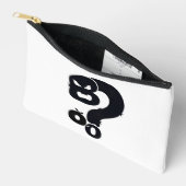 Pochette À Accessoires Crâne Boo Point d'interrogation (Ouvrir)