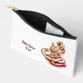 Pochette À Accessoires Crâne - Tête diabolique avec serpent (Ouvrir)