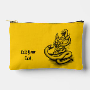 Pochette À Accessoires Crâne - Tête diabolique avec serpent