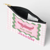 Pochette À Accessoires Crayon Alligator Cute Personnalisé (Ouvrir)