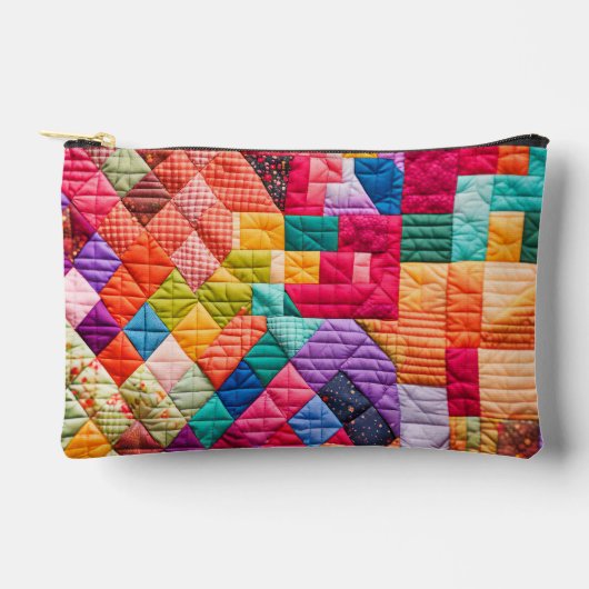 Pochette À Accessoires Crazy Quilt (Recto)