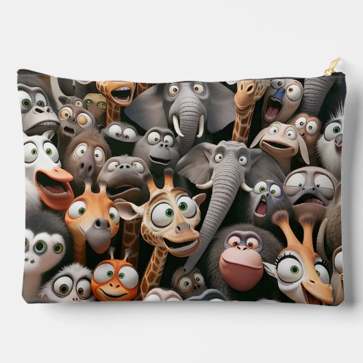 Pochette À Accessoires Crazy Wildlife Group (Verso)