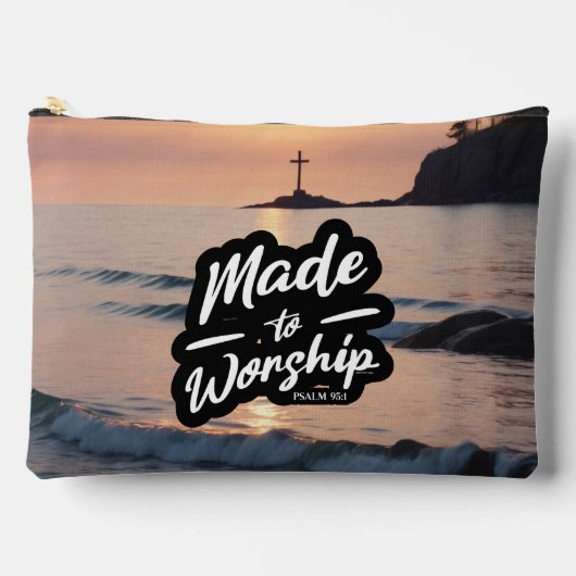 Pochette À Accessoires Créé pour Adorer Psaume 95:1 (Recto)