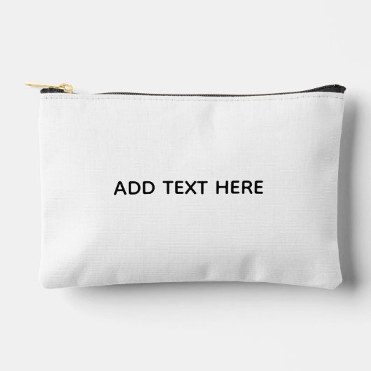 Pochette À Accessoires Créez votre propre blanc (Recto)