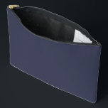 Pochette À Accessoires Créez votre propre bleu gris foncé personnalisé<br><div class="desc">Faites-le vous-même avec ce modèle personnalisable gris foncé. Ajoutez votre propre texte, photo ou oeuvre d'art pour créer un cadeau personnalisé idéal pour les anniversaires, les mariages, les anniversaires ou toute occasion. Elégant, polyvalent et intemporel dans le bleu gris foncé classique.</div>