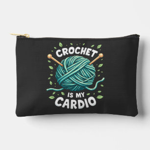 Pochette À Accessoires Crochet est mon cardio Fil à coudre Fitness