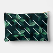 Pochette À Accessoires Crochet Hook et Feuille artisanant poche zip voyag (Verso)