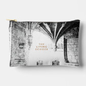 Pochette À Accessoires Croquis d'architecture gothique noir et blanc (Recto)