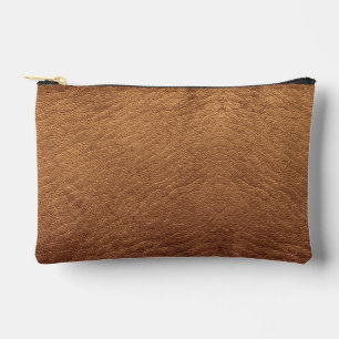 Pochette À Accessoires Cuir Brown Faux