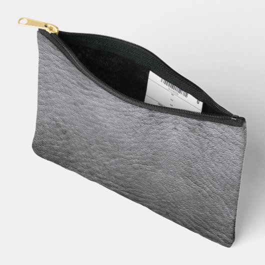 Pochette À Accessoires Cuir gris Faux (Ouvrir)