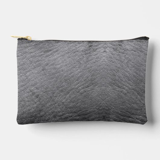 Pochette À Accessoires Cuir gris Faux (Recto)