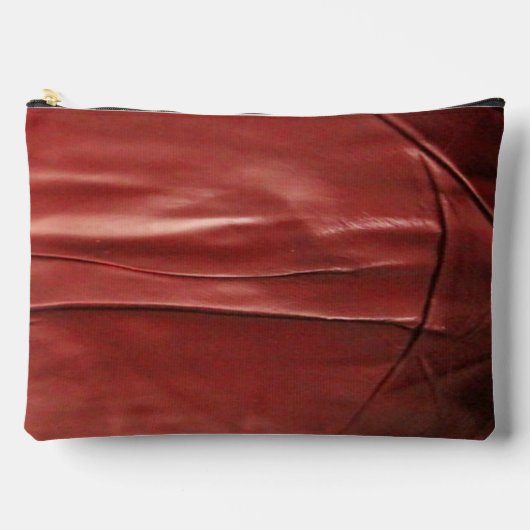 Pochette À Accessoires Cuir rouge (Recto)