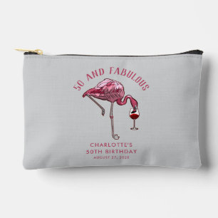 Pochette À Accessoires Custom 50th Birthday 50 and Fabulous Swag