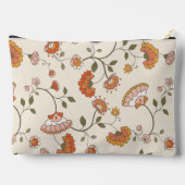 Pochette À Accessoires Custom classic flower pattern mustard brown trendy (Verso)