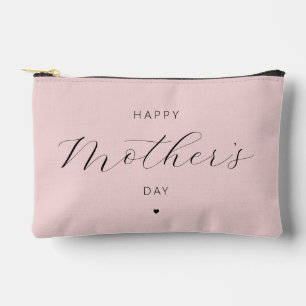 Pochette À Accessoires Custom Happy Mother's Day Élégante typographie