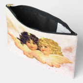 POCHETTE À ACCESSOIRES CUSTOM TOILETRY BAGS TWIN ANGELS WITH CLOUDS (Ouvrir)