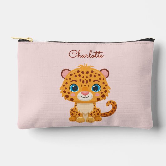 Pochette À Accessoires Cute Baby Leopard Safari Animal Kids (Recto)