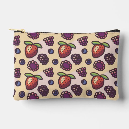 Pochette À Accessoires Cute Berry Motif (Recto)