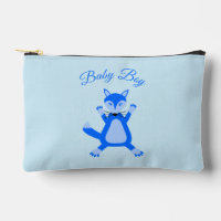 Cute Blue Baby Boy Fox Custom Gender Revela