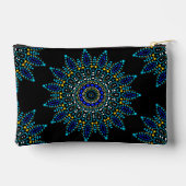 Pochette À Accessoires Cute Blue Dot Art Mandala Motif (Verso)