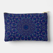 Pochette À Accessoires Cute Blue Dot Art Mandala Motif (Verso)